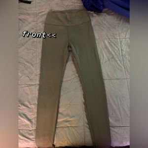 90 degree reflex olive green silky leggings brand new